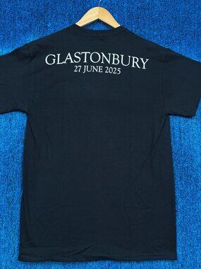 The 1975 Glastonbury 2025 Music Festival Synth Wave Tee M